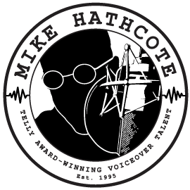 Mike Hathcote Telly Award-Winning Voiceover Talent Logo